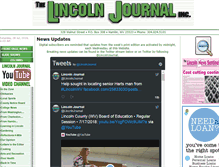 Tablet Screenshot of lincolnjournalinc.com